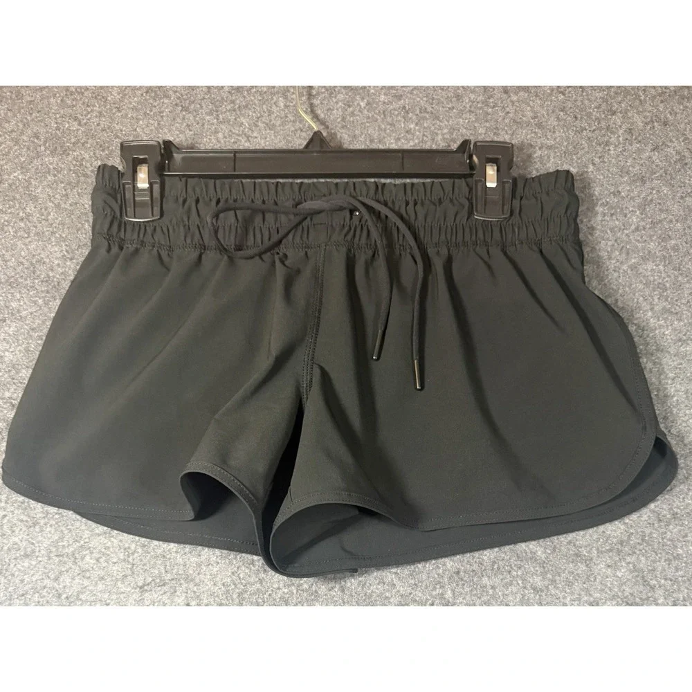 Lands' End Sport Women's Black Athletic Running Shorts Size 4